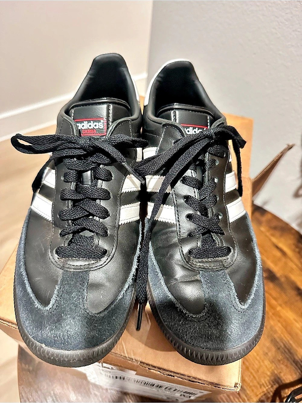 adidas Samba Black & White Sneakers